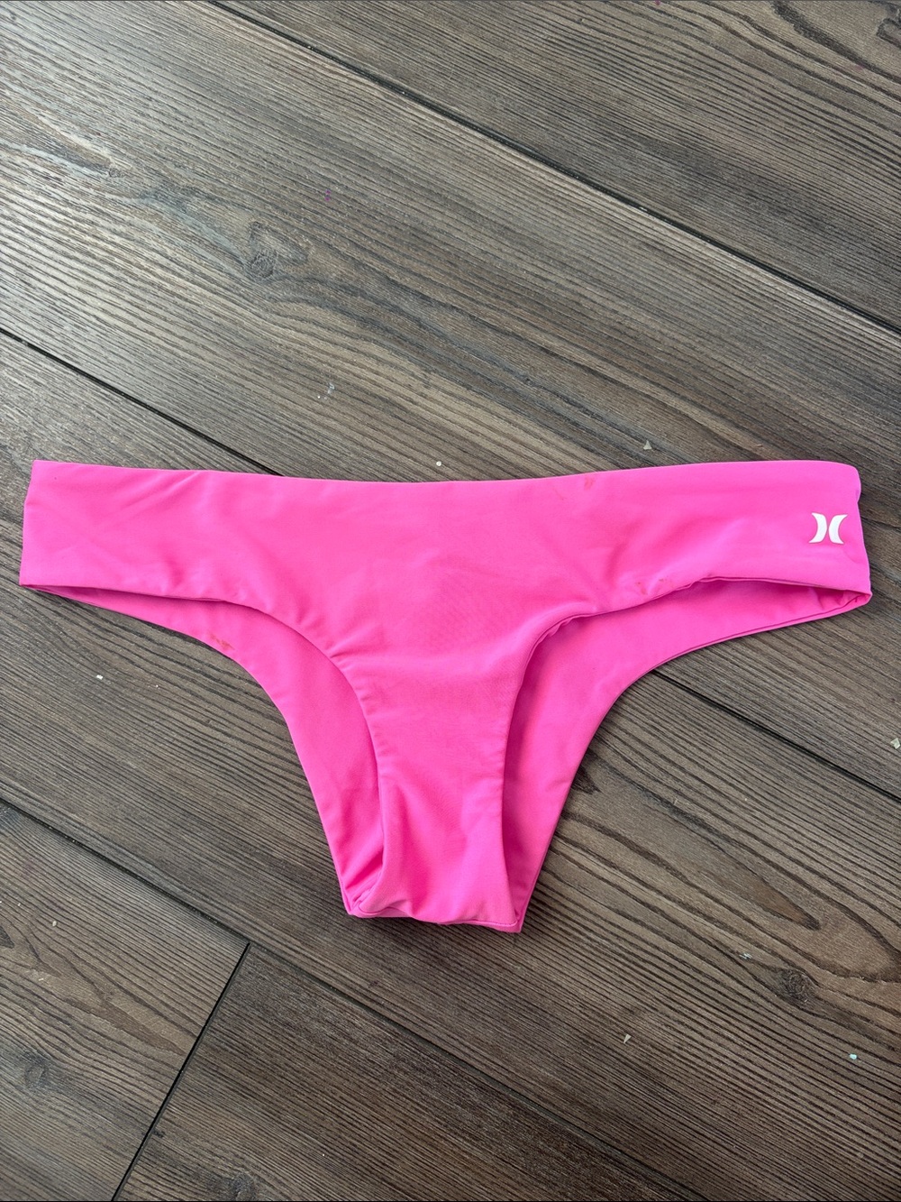 Hurley Hot Pink Low-Rise Bikini Bottom